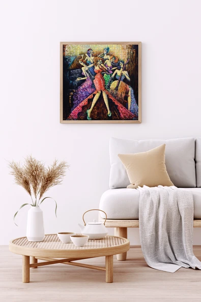 Anatolian 1024 Parçalık Puzzle - Kadınlar Orkestrası 1014 - Resim 3