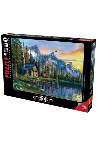 Anatolian 1000 Parçalık Puzzle - Dağevinde Günbatımı 1024