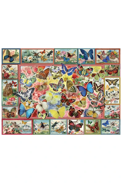 Anatolian 1000 Parçalık Puzzle - Kelebekler 1094 - Resim 2