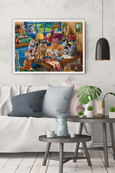 Anatolian 1000 Parçalık Puzzle - Mutfak Kedileri 1114 - 3