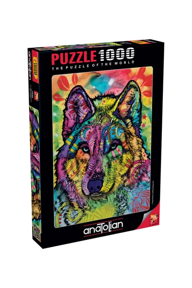 Anatolian 1000 Parçalık Puzzle - Kurt Bakışı 1048