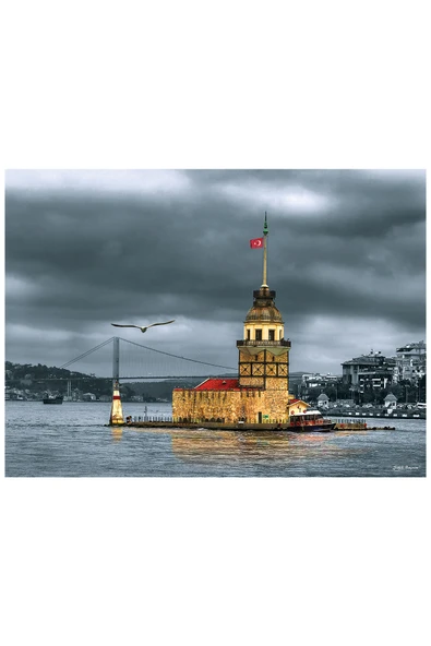 Anatolian 1000 Parçalık Puzzle - Kız Kulesi Nostalji 3167 - Resim 2