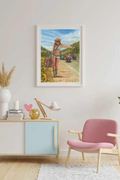 Anatolian 1000 Parçalık Puzzle - Otostopçu 1124 - Resim 3