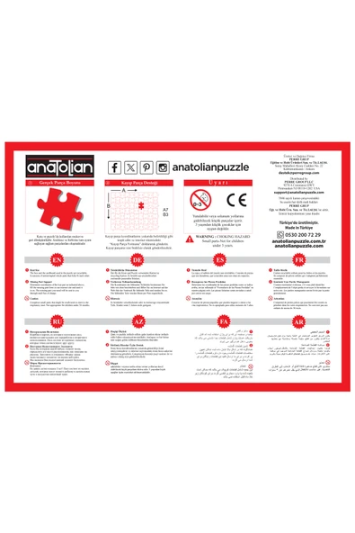 Anatolian 260 Parça XL Puzzle - Mustafa Kemal ATATÜRK 3309 - Resim 6