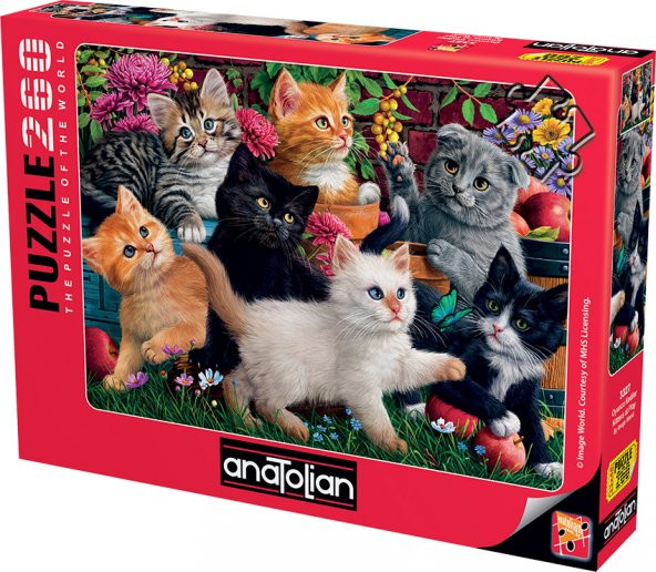 Anatolian 260 Parçalık Puzzle / Oyuncu Kediler - Kod 3327