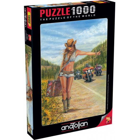 Anatolian 1000 Parçalık Puzzle / Otostopçu - Kod 1124
