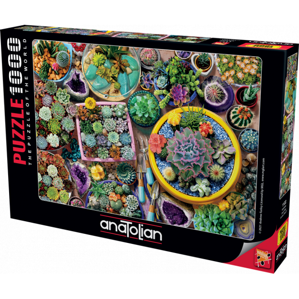 Anatolian 1000 Parçalık Puzzle / Kaktüsler - Kod 1122
