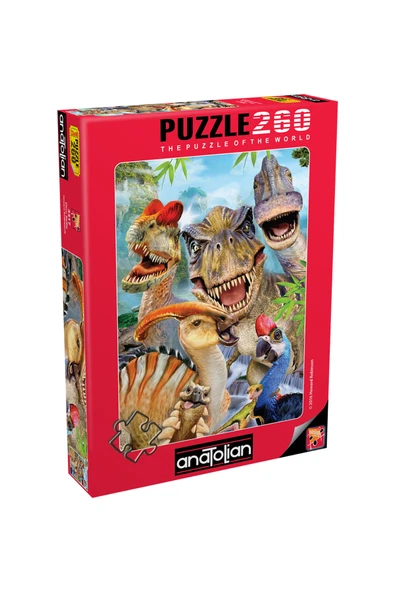 Anatolian 260 Parça XL Puzzle - Dino Selfie 3317