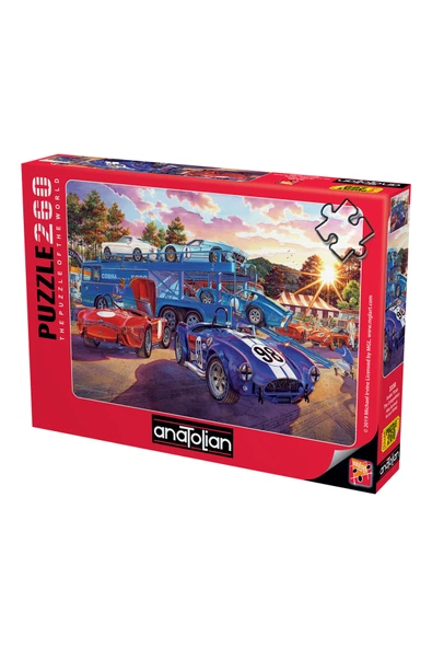 Anatolian 260 Parça XL Puzzle - Araba Yarışı 3330