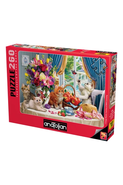 Anatolian 260 Parça XL Puzzle - Enerjik Kediler 3336
