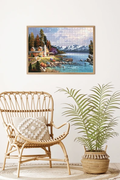 Anatolian 500 Parçalık Puzzle - Dağ Evi 3534 - Resim 3