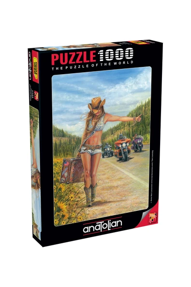 Anatolian 1000 Parçalık Puzzle - Otostopçu 1124