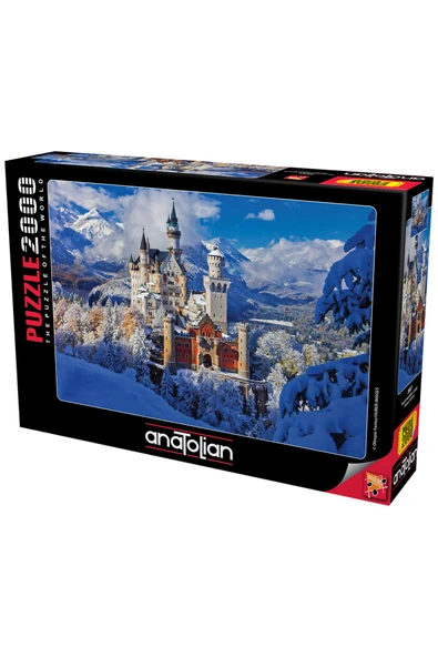 Anatolian 2000 Parçalık Puzzle - Neuschwanstein Castle 3957