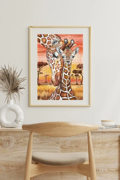 Anatolian 500 Parçalık Puzzle - Zürafa 3615 - Resim 3