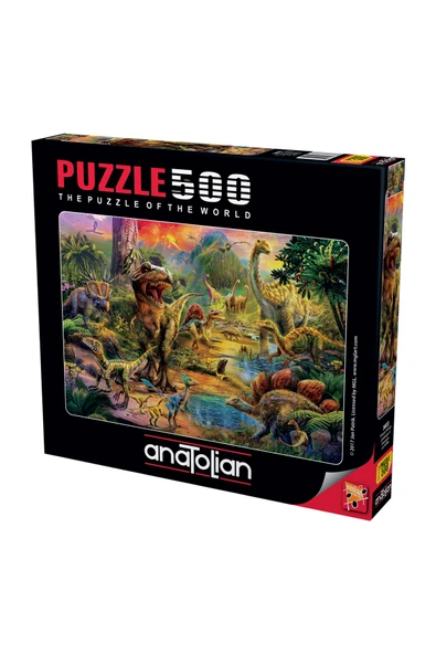 Anatolian 500 Parçalık Puzzle - Dinozor Krallığı 3603