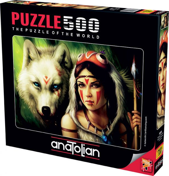 Anatolian 500 Parçalık Puzzle / Savaşçı Prenses - Kod 3600
