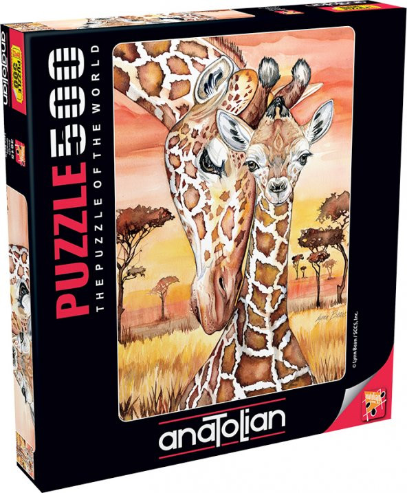 Anatolian 500 Parçalık Puzzle / Zürafa - Kod 3615