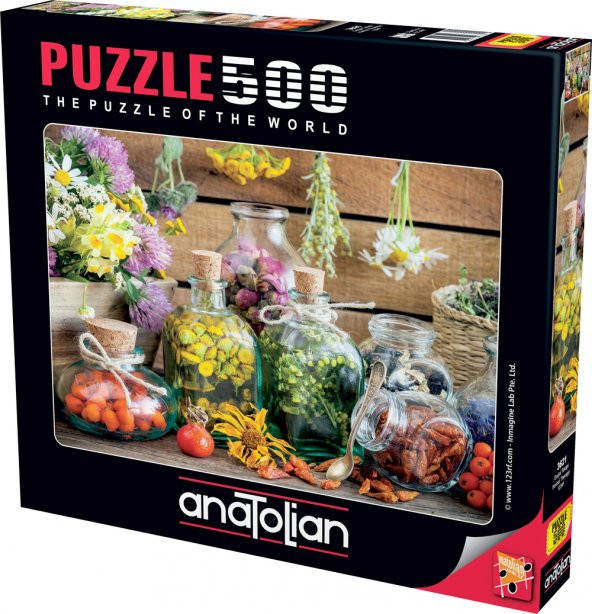 Anatolian 500 Parçalık Puzzle / Doğal Terapi - Kod 3621
