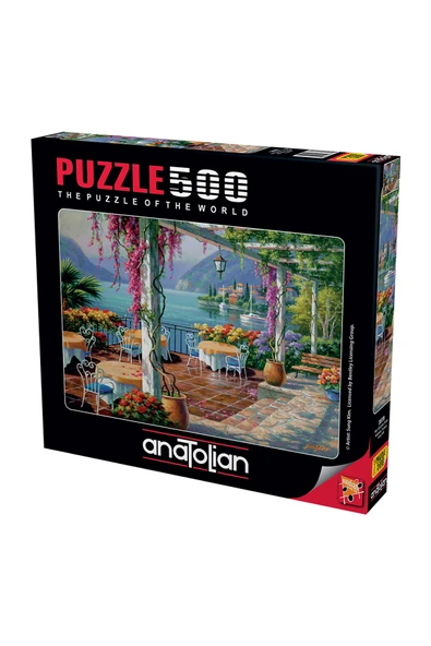 Anatolian 500 Parçalık Puzzle - Mor Salkımlı Teras 3578
