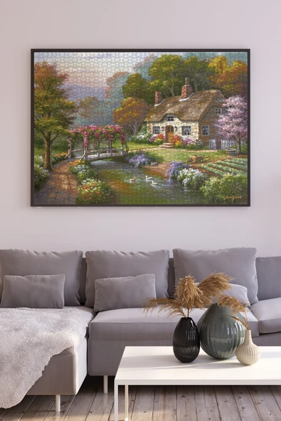 Anatolian 3000 Parçalık Puzzle - Güllü Konak 4917 - Resim 3