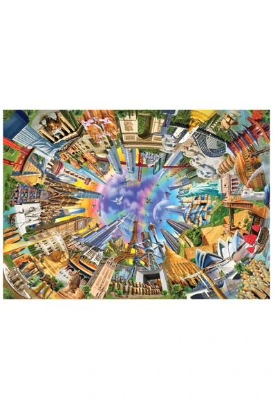 Anatolian 3000 Parçalık Puzzle - Dünya Anıtları 4916 - 2