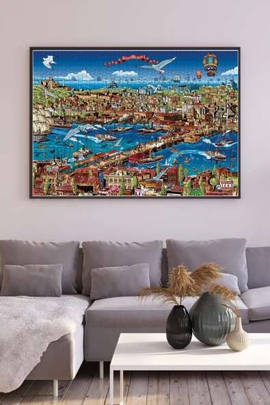 Anatolian 3000 Parçalık Puzzle - Istanbul 1895 4921 - 3