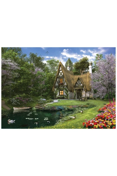 Anatolian 3000 Parçalık Puzzle - Göl Evi 4900 - Resim 2