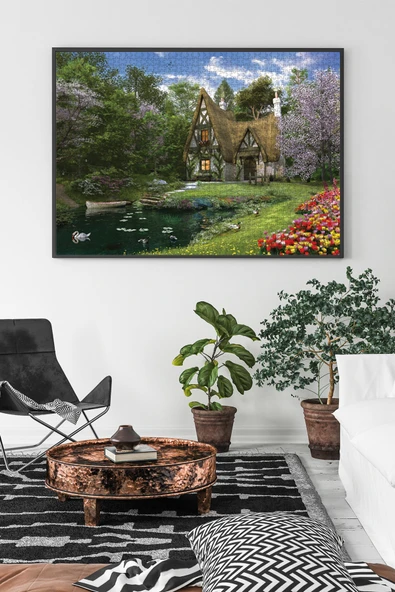 Anatolian 3000 Parçalık Puzzle - Göl Evi 4900 - Resim 3