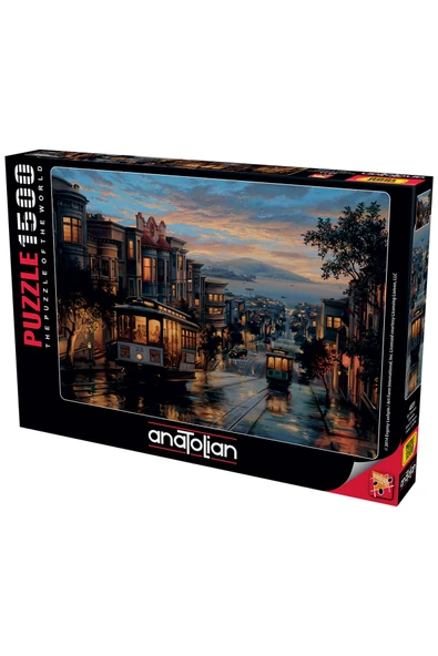 Anatolian 1500 Parçalık Puzzle - San Francisco Sokakları 4531