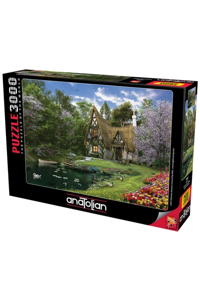 Anatolian 3000 Parçalık Puzzle - Göl Evi 4900