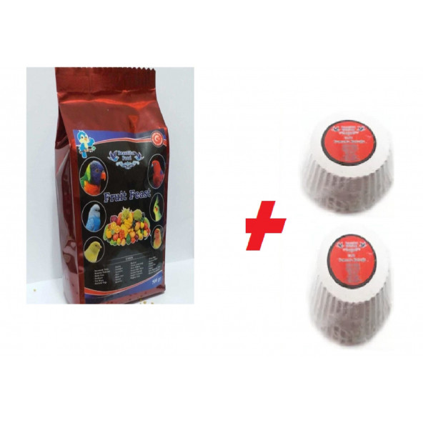 Muhabbet Kanarya Maması Meyveli Mama 500gr Gaga TaşıX2