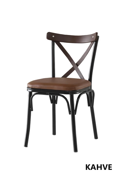 4 Adet Çapraz Bahar Sandalye - 7