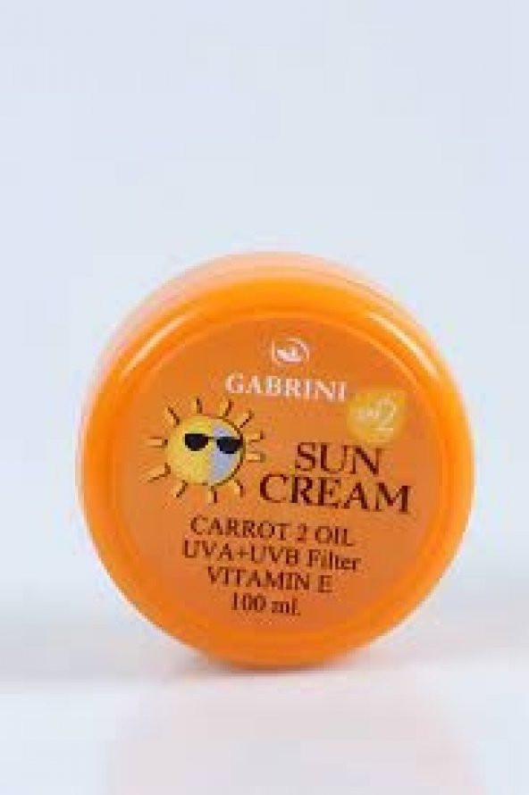 Gabrini Bronzlaştırıcı Havuç Güneş Kremi Spf 2 100 Ml 2725039