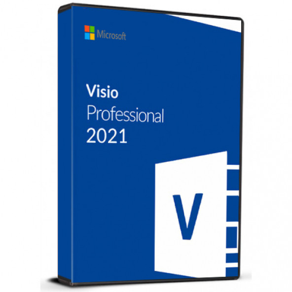 Visio Professional 2021 Dijital Lisans Bireysel Kurumsal 1PC