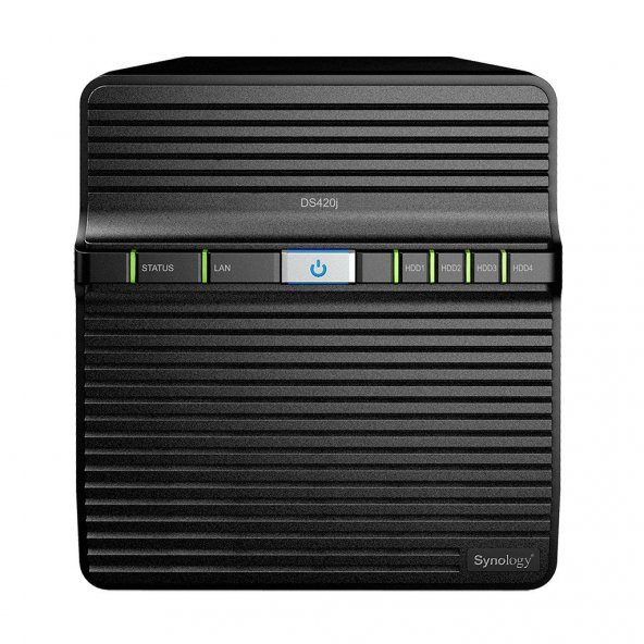 SYNOLOGY DS420J 4x3.5" Disk Yuvalı RAID(1-0-5-6-10) NAS Server