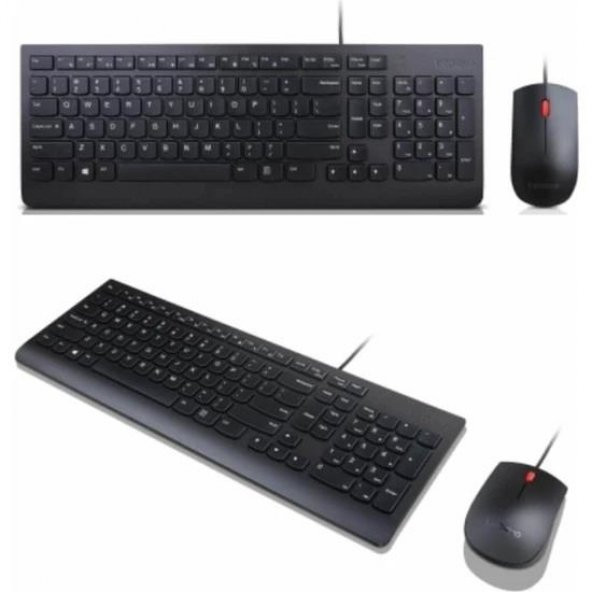 LENOVO 4X30L79920 USB STANDART SİYAH Q KLAVYE+MOUS - 2