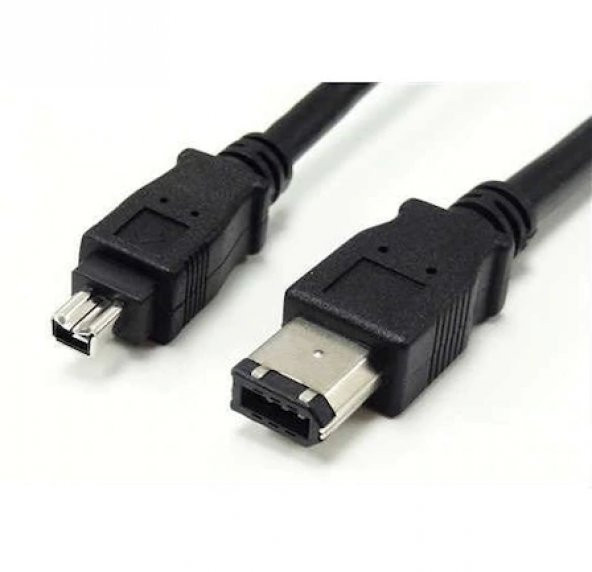 IE 1394 FIREWIRE 4Pin - 6 Pin Kablo FireWire 400 - 600 6pin 4pin - 2