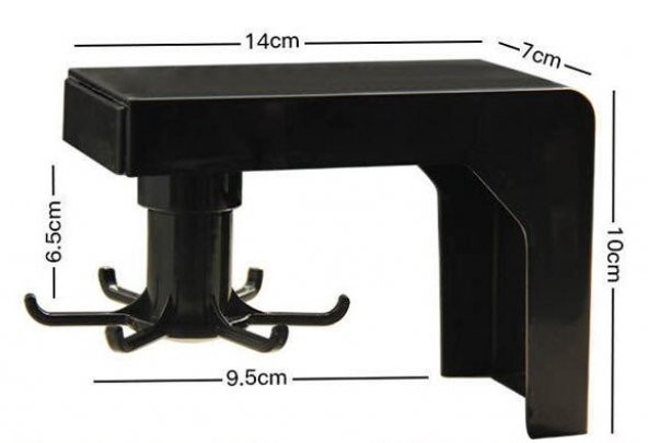 Mutfak Banyo Askısı Kancalı Pratik 360 Hareketli - Resim 3