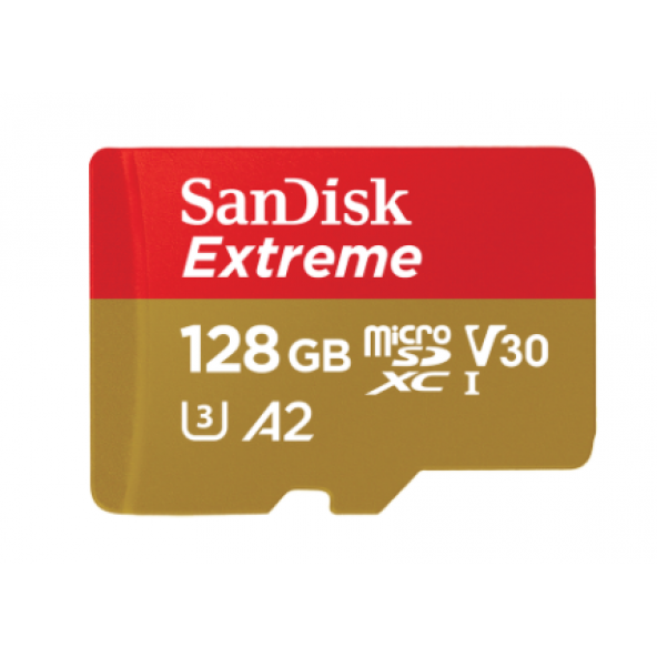 Sandisk 128GB MICRO SD EXTREME SANDISK SDSQXA1-128G-GN6MA ADP 160MB/S Rescue Pro Deluxe - 1