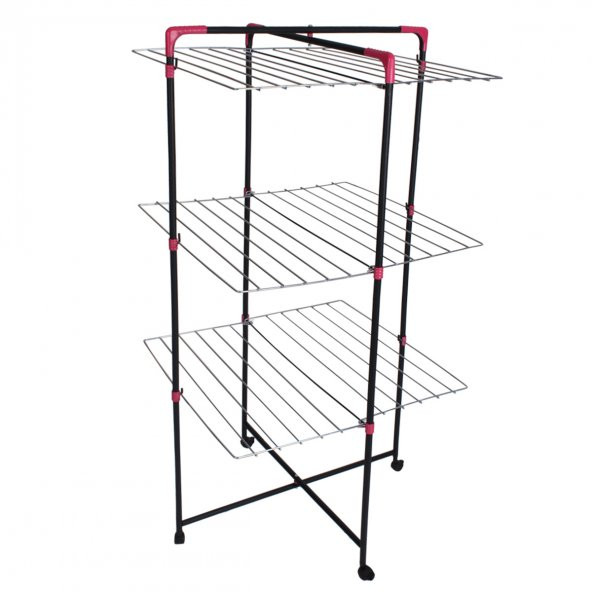 Kanat Tower Üç Katlı Katlanabilir Çamaşır Kurutmalık Askı - 2