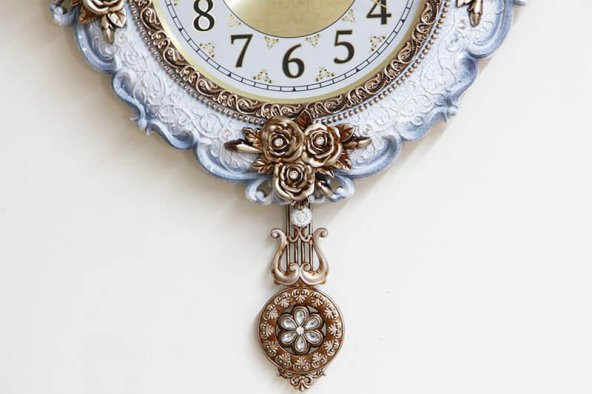 Sarkaçlı Duvar Saati Ofis Ev Dekoratif Hediyelik - 3