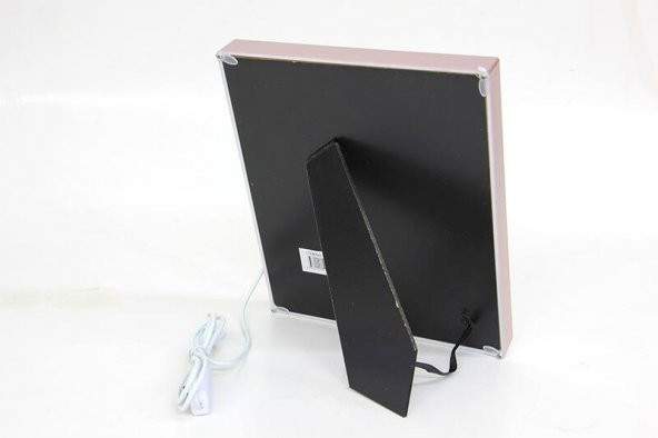 Ayna Led li Çerçeve Led Işıklı Kalpli Fotoğraf Çerçevesi - 4