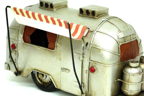 Dekoratif Metal Karavan Tenteli Vintage Hediyelik - 2