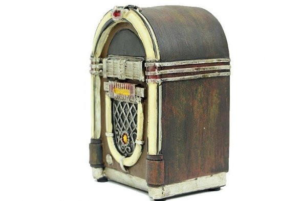 Müzik Kutusu Siyah Polyester Dekoratif Hediyelik - 2