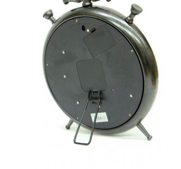 Saat Çarklı Masa Saati Duvar Saati Dekoratif Hediyelik - 4