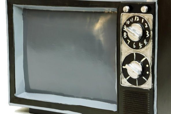 Televizyon Siyah Vintage Dekoratif Hediyelik - 2