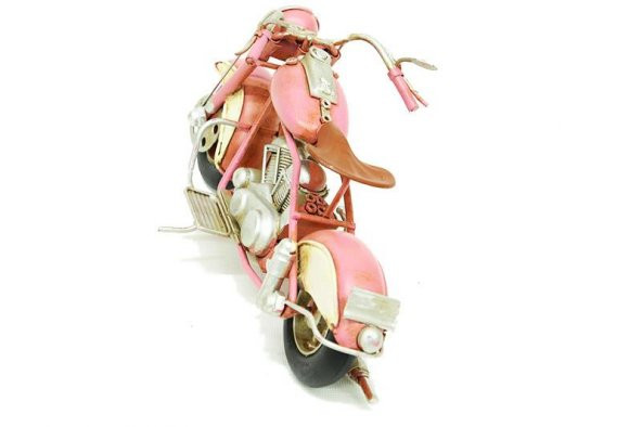 Dekoratif Metal Motosiklet Vintage Dekoratif Ev Ofis Hediyelik - Resim 3