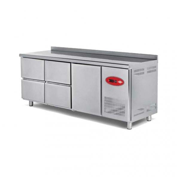 Empero EMP.200.70.01-4C Tezgah Tipi Buzdolabı 4 Çekmece+1 Kapı 500 L