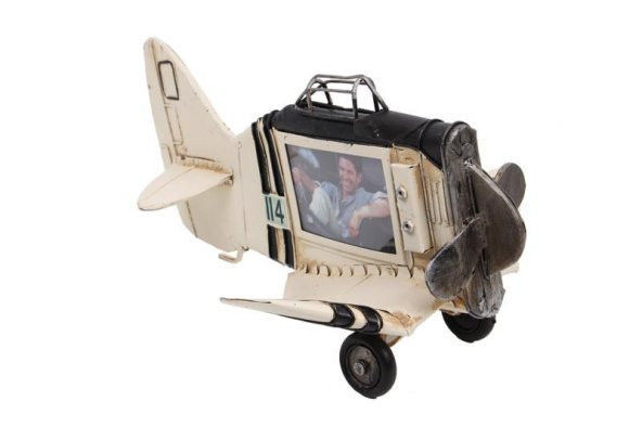 Uçak Çerçeve Vintage Dekoratif Ev Ofis Hediyelik - 5