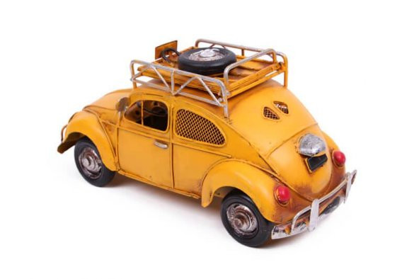 Dekoratif Metal Araba Çerçeveli ve Kumbaralı Hediyelik - 4